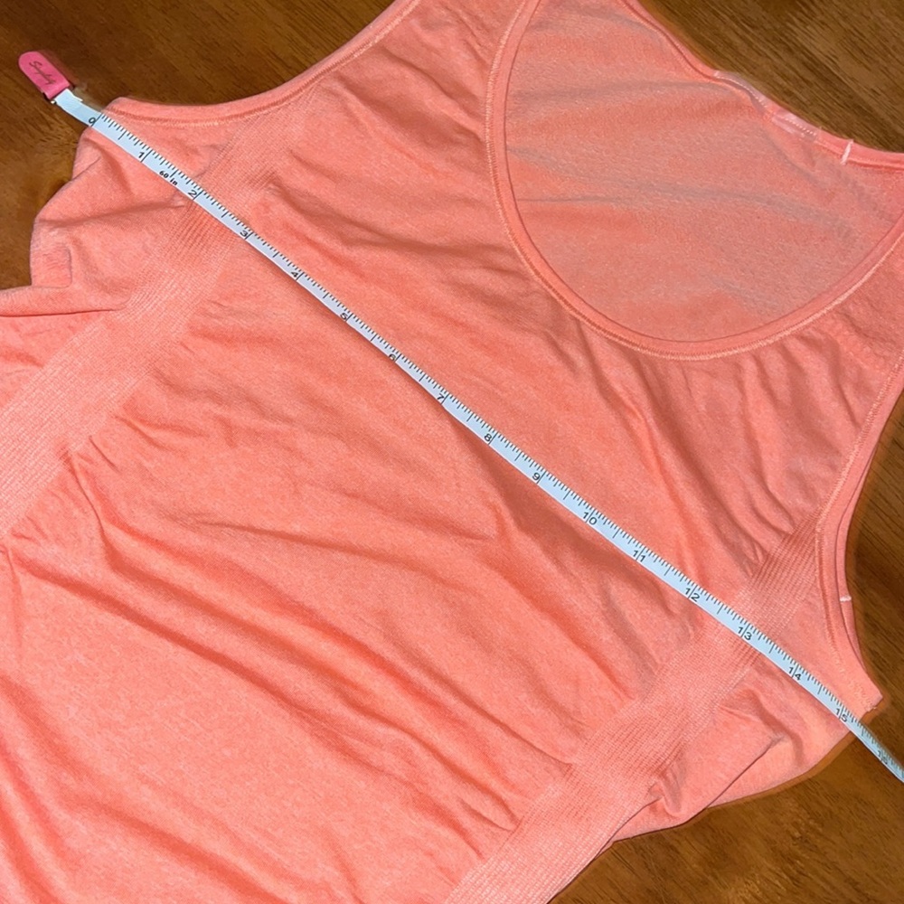 Calia Orange Ruched Tank - Picture 3 of 4